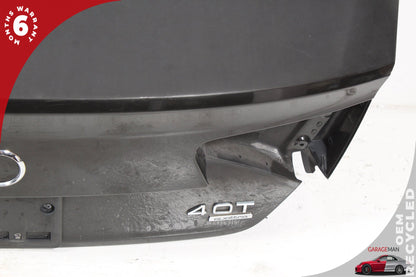 2011-2014 Audi A8 Quattro S8 Trunk Lid Panel Assembly 4H0827023B OEM