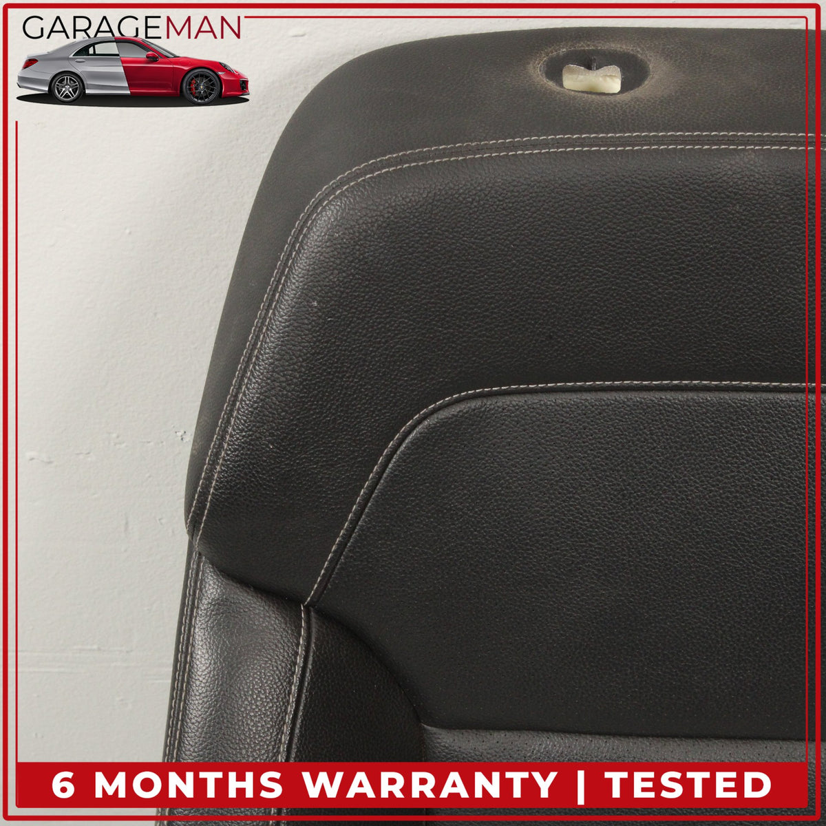 2012-2015 Mercedes W166 ML350 Front Left Side Top Upper Seat Cushion Black OEM