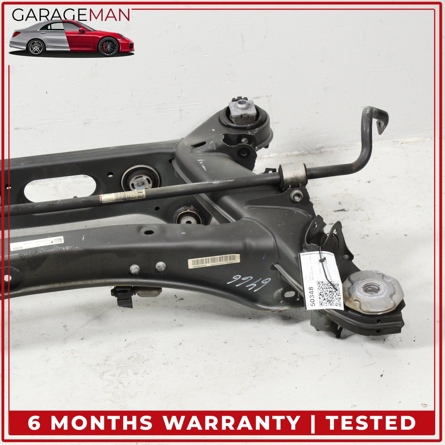 2016-2023 Mercedes X253 GLC300 SUV Rear Subframe Crossmember w/ Sway Bar OEM