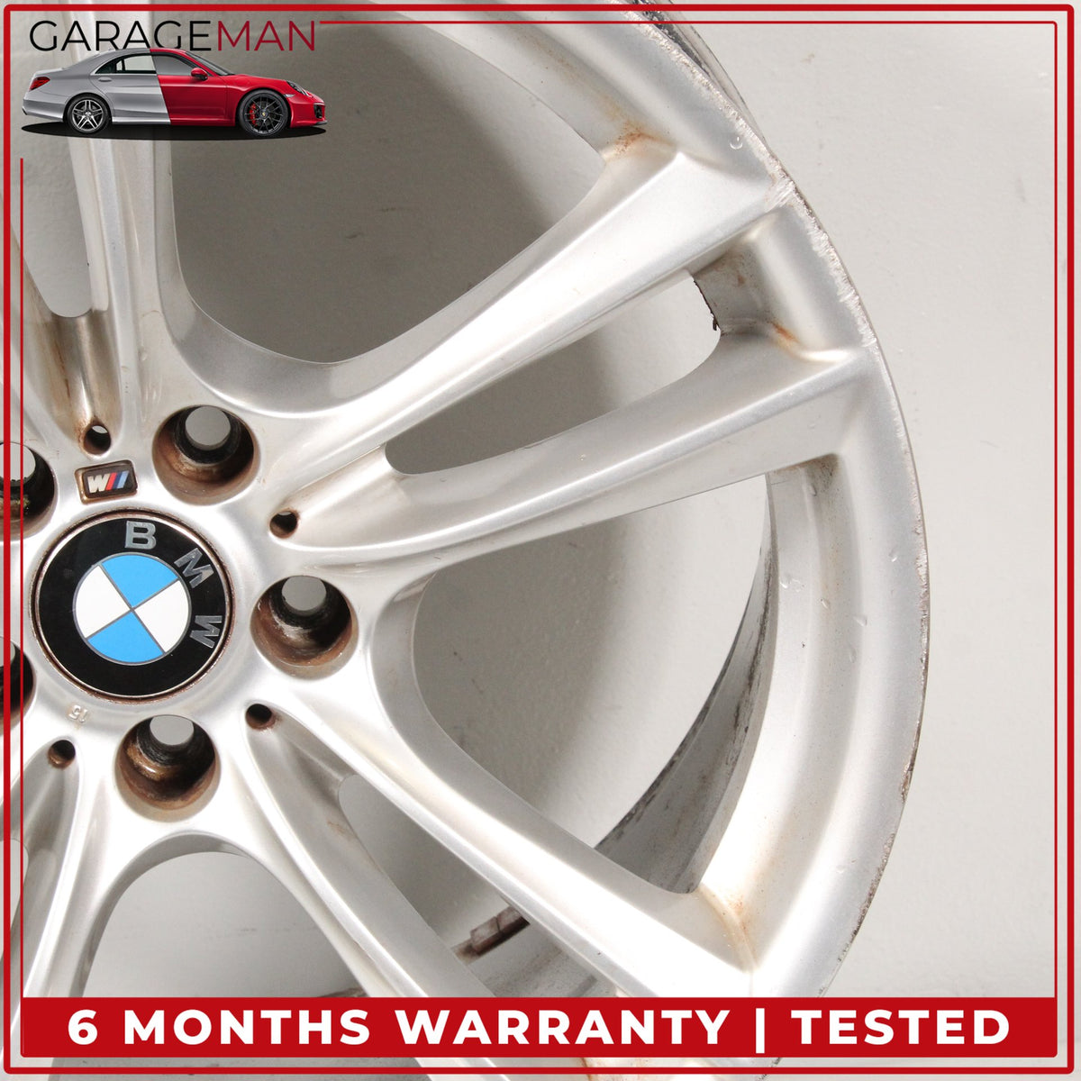 2009-2017 BMW 550i 535i 740i 750i Rear Wheel Rim 10JX20EH2 IS41 7841824 OEM
