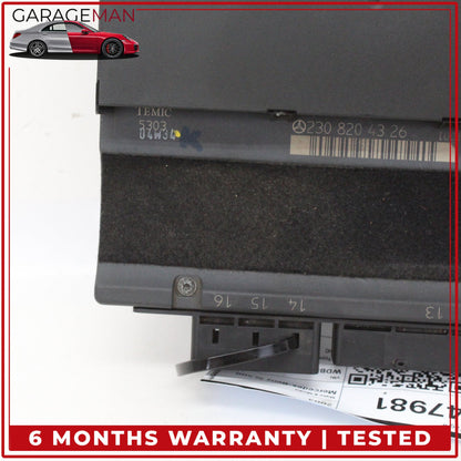 2003-2012 Mercedes-Benz SL500 R230 Under Seat Control Module Left 2308204326