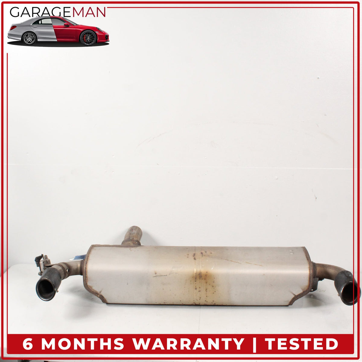 2017-2020 BMW 530e 530i G30 Rear Exhaust Muffler Left and Right Side Tip OEM