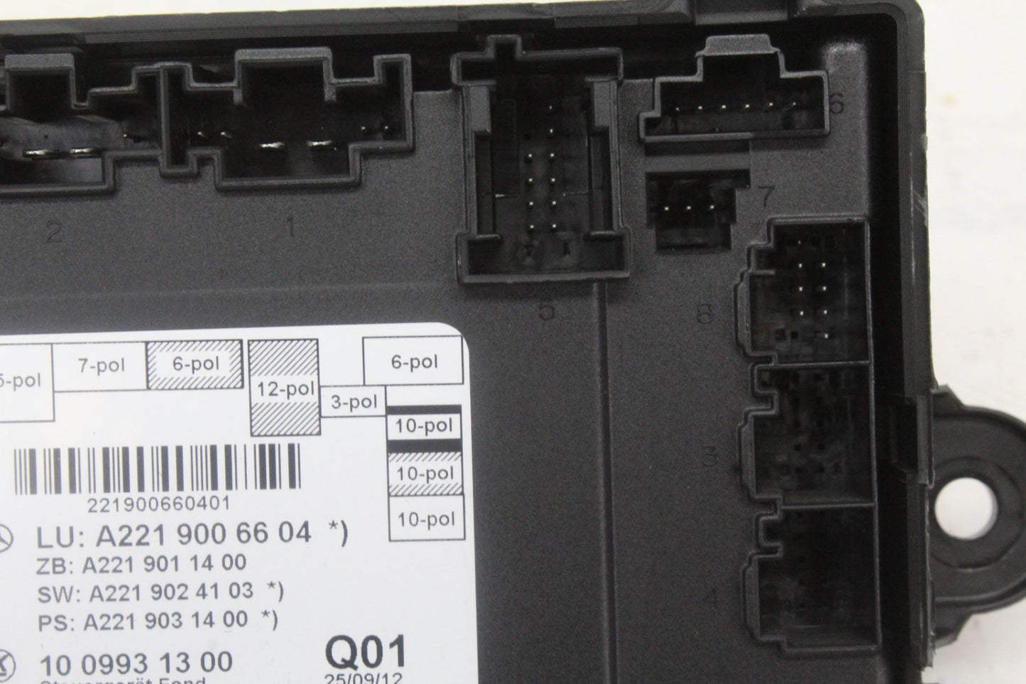2007-2013 Mercedes S550 W221 Rear Left/Right Door Control Module 2219006604