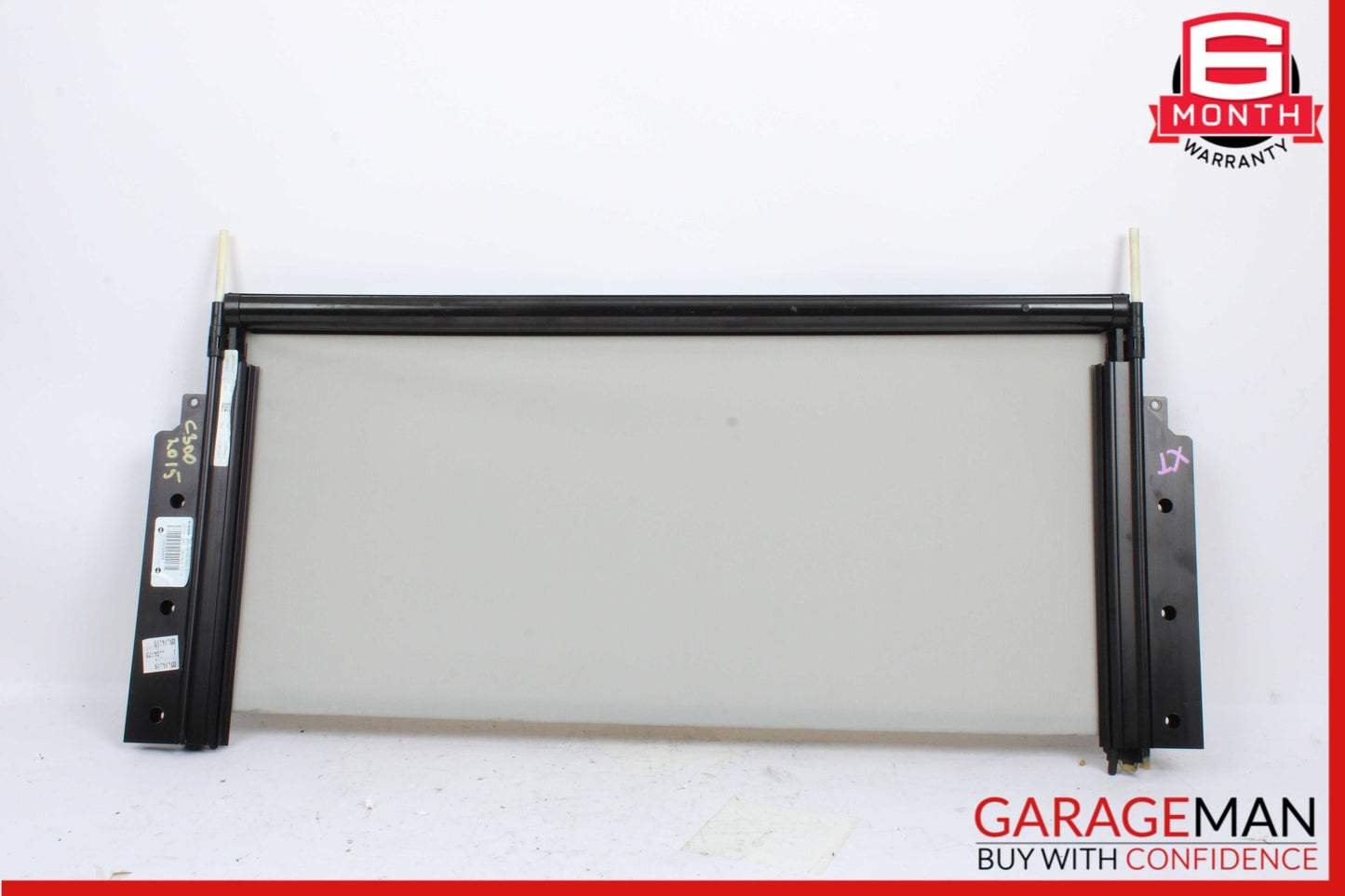 2015-2020 Mercedes W205 C300 C43 AMG Rear Panoramic Sunroof Shade Rail Frame OEM