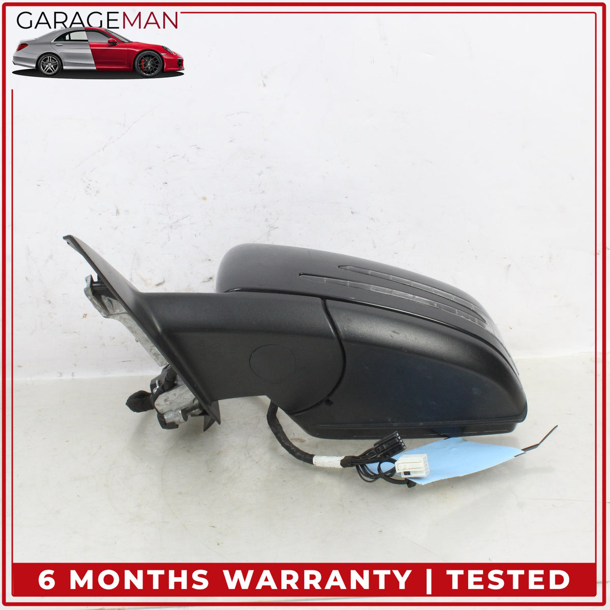 2015-2020 Mercedes X156 GLA250 Left Side Door Rear View Mirror w/ Blind Spot OEM