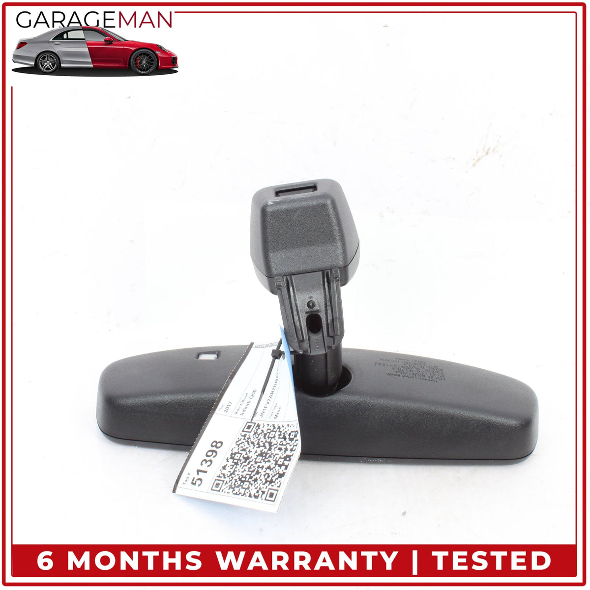 2014-2023 Infiniti Q50 Q60 Front Windshiled Rear View Mirror 4112AN113HL4 OEM