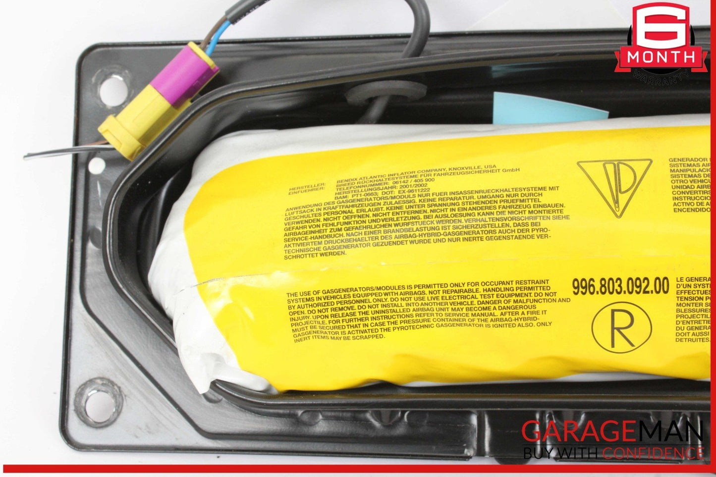 97-04 Porsche Boxster S 986 Front Right Passenger Side Door Airbag Air Bag OEM