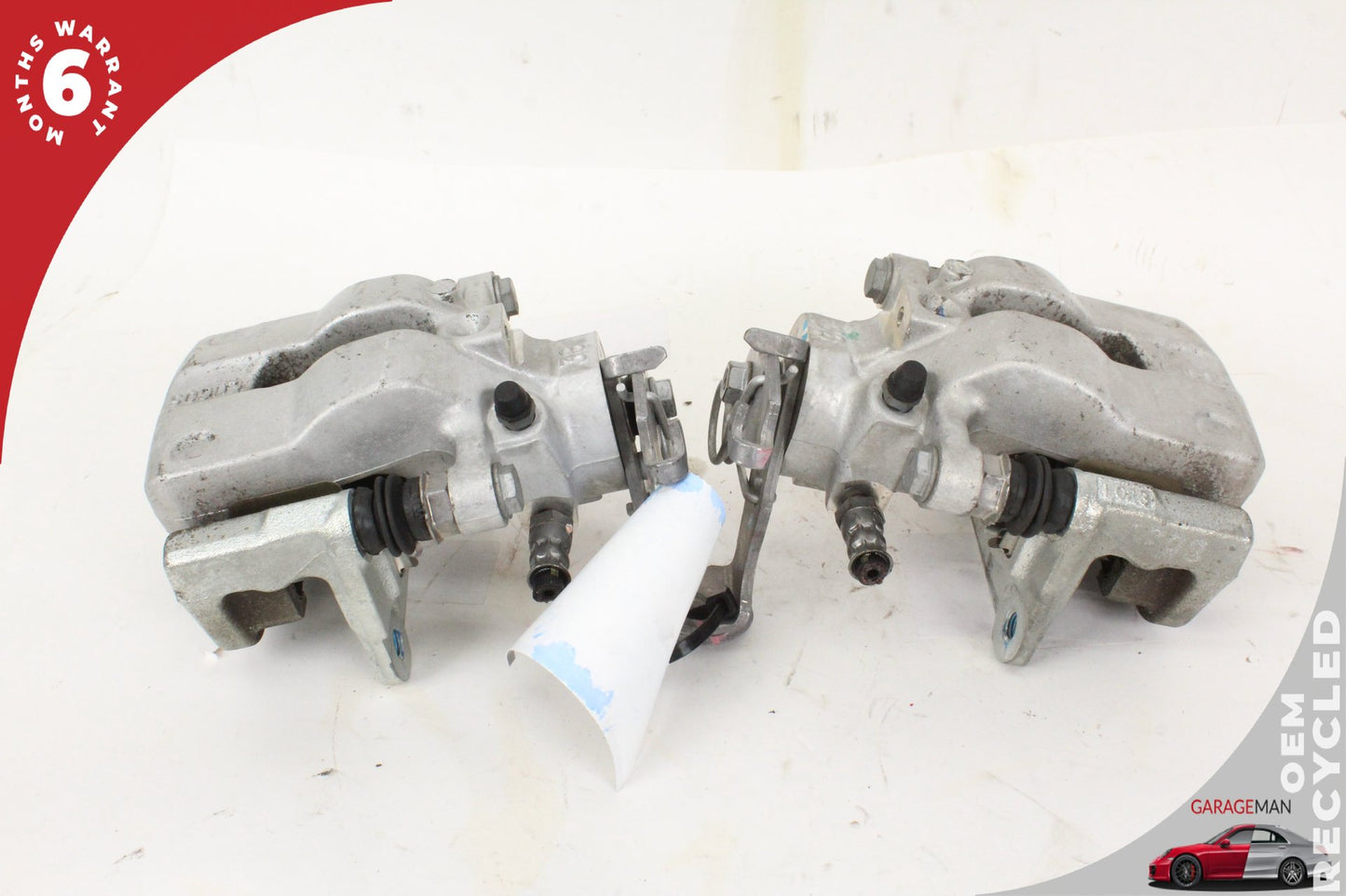 2012-2019 Fiat 500e Rear Left and Right Side Brake Caliper Set 68088923AA OEM
