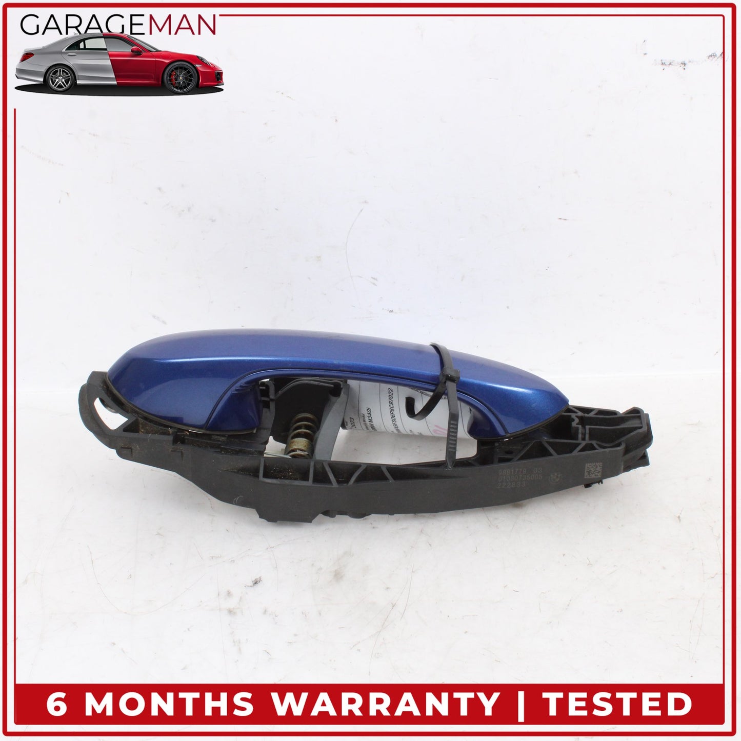 2019-2025 BMW M340i G20 Rear Left Side Exterior Door Handle Blue 9881779 OEM