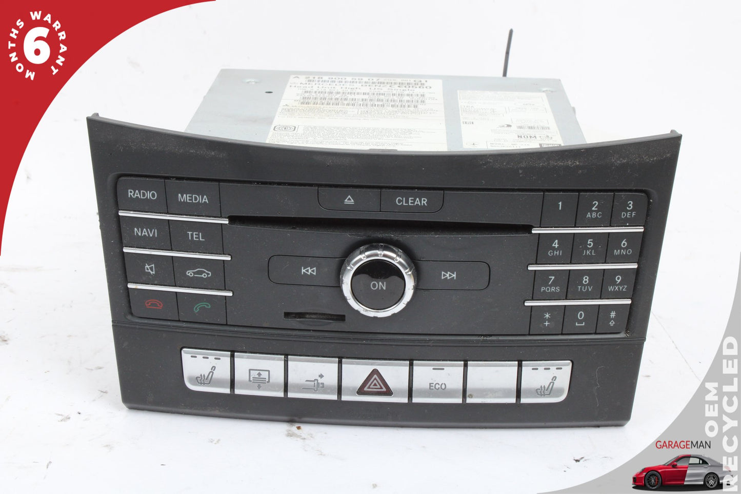 2015-2017 Mercedes W207 E400 Command Head Unit Navigation Radio 2189005907 OEM