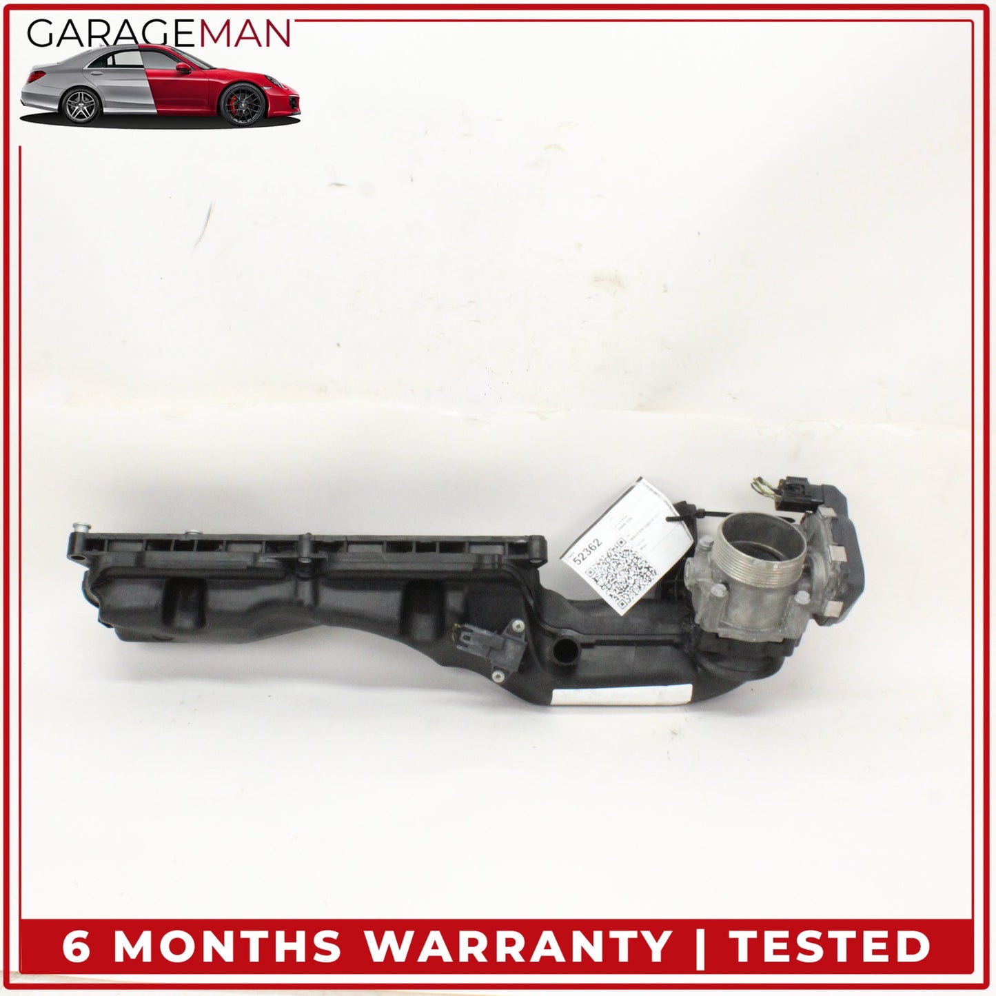 2008-2017 BMW 550i Right Side Air Intake Manifold w/ Throttle Body 70341441 OEM