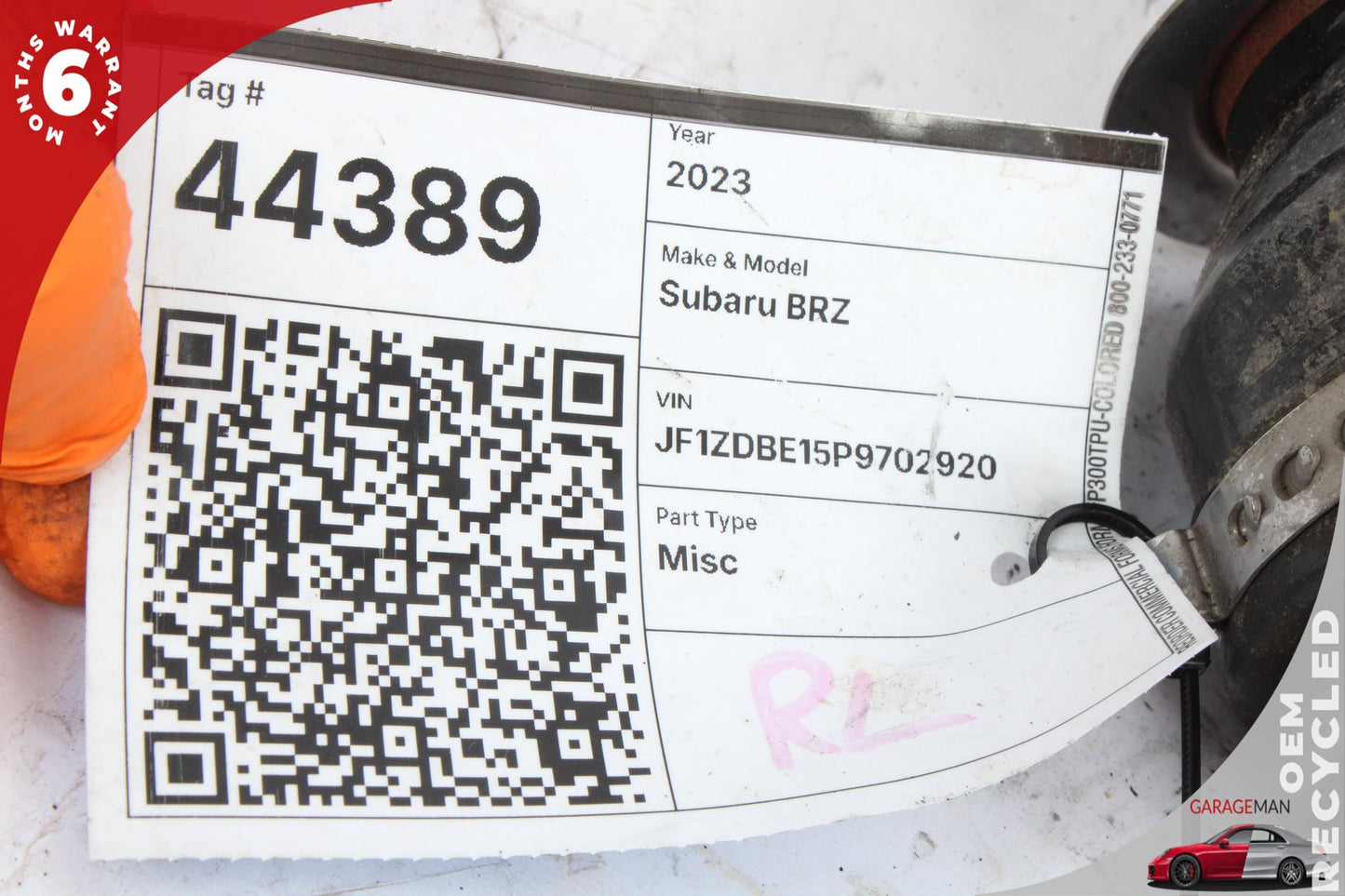 2022-2025 Subaru BRZ Toyota GR86 Rear Left or Right CV Axle Shaft 28421CC000 OEM