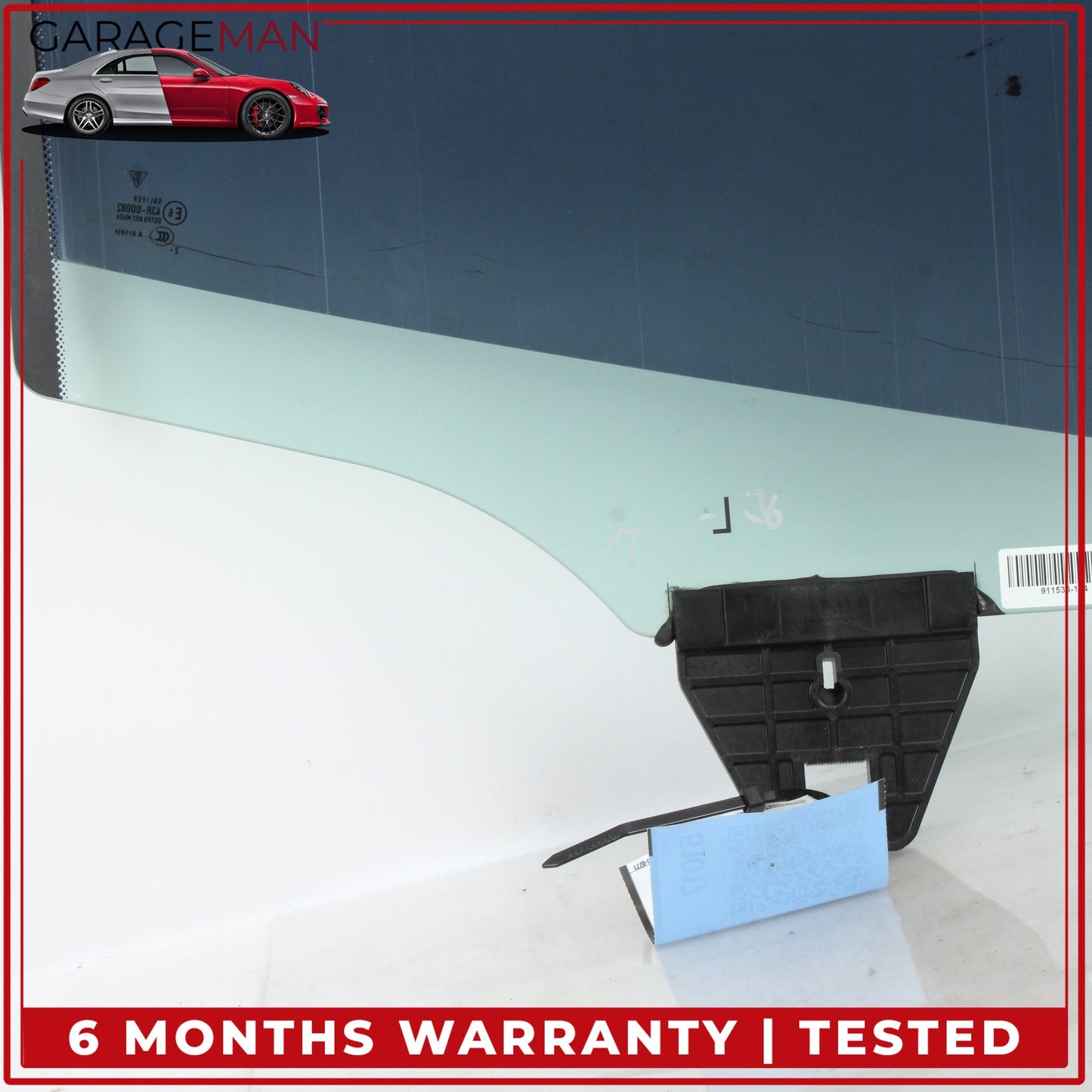 2010-2016 Porsche Panamera 970 Rear Left Driver Side Door Window Glass OEM