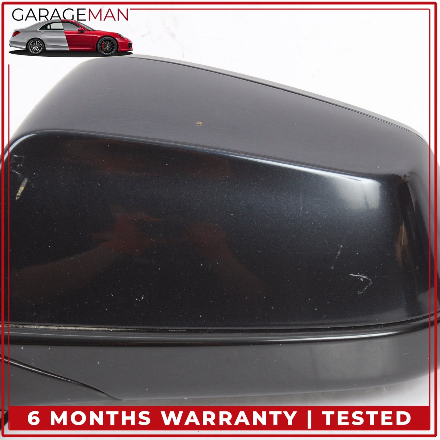 2012-2015 BMW 650i F06 Front Left Side Door Rear View Mirror w/ Camera Black OEM