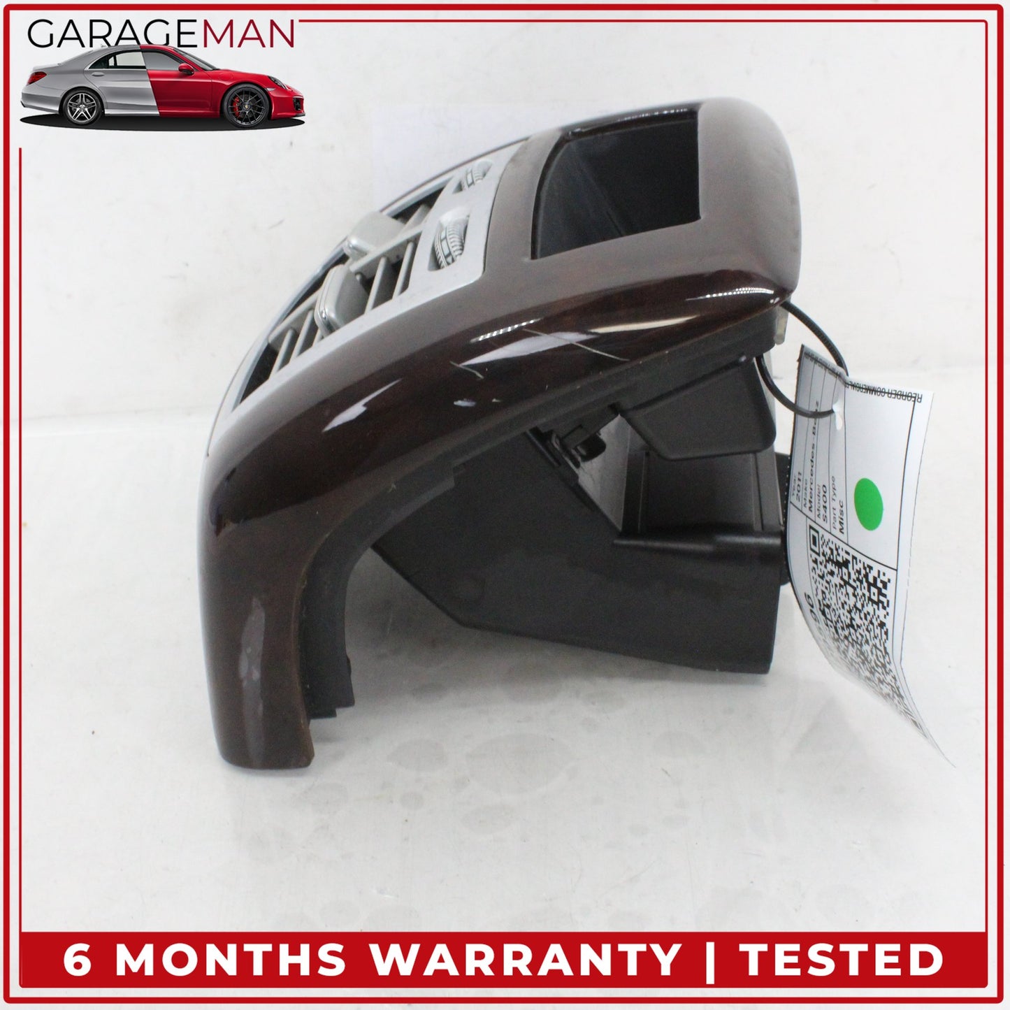 2007-2013 Mercedes W221 S400 Rear Center Console AC Air Vent Trim 2216801639 OEM
