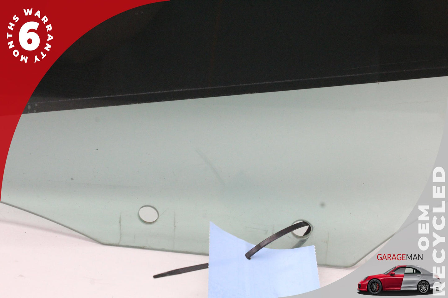 2012-2018 Audi A6 S6 Rear Left Driver Side Door Window Glass 43R00082 OEM
