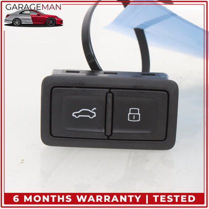 2011-2018 Audi A8 S8 Rear Trunk Open Close Control Switch Button 4G0959831B OEM