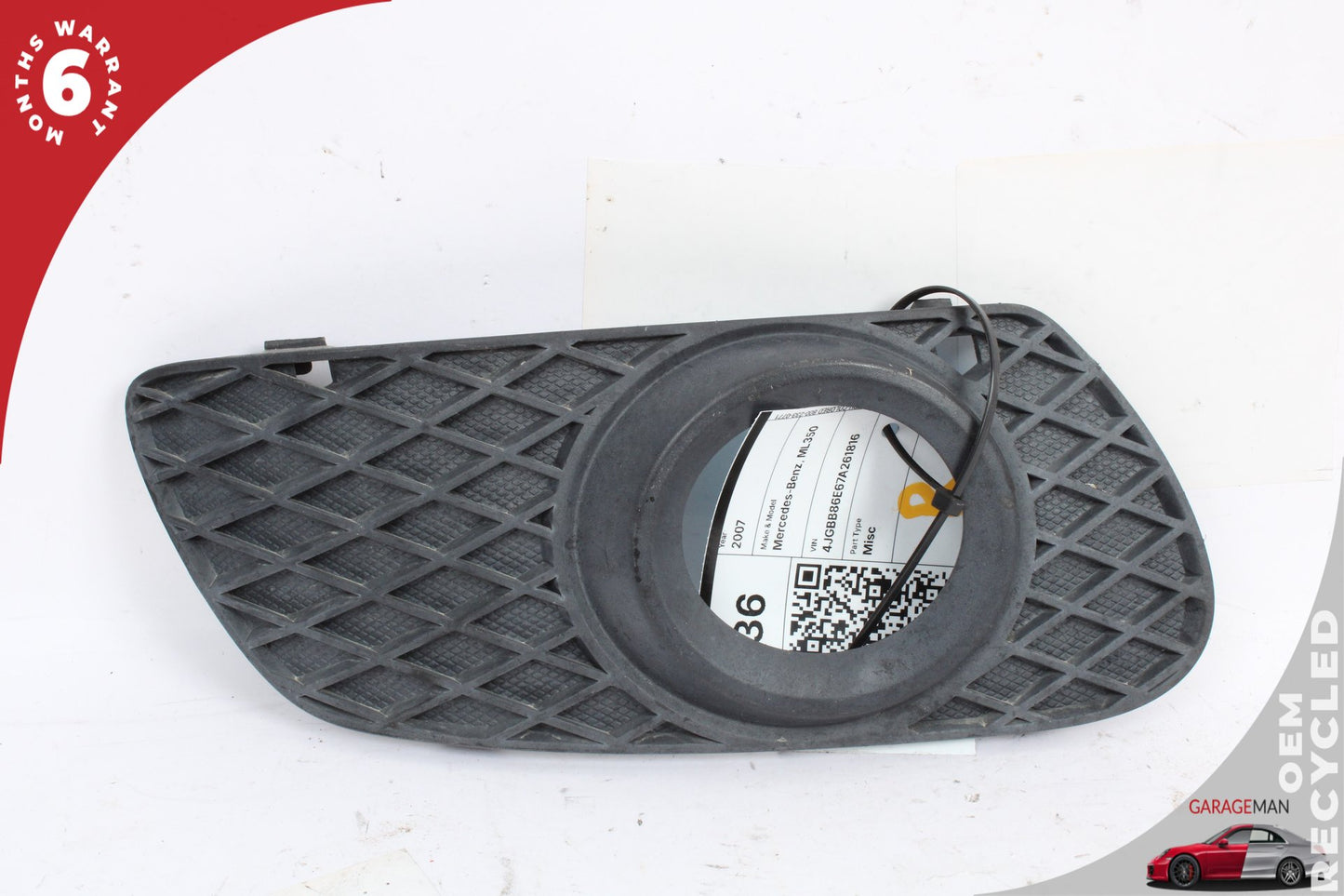 2006-2009 Mercedes W164 ML350 Front Right Side Fog Light Cover 1648851023 OEM