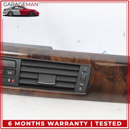 2007-2011 BMW 335i E90 Center Dashboard Dash Trim w/ Vent 7132851