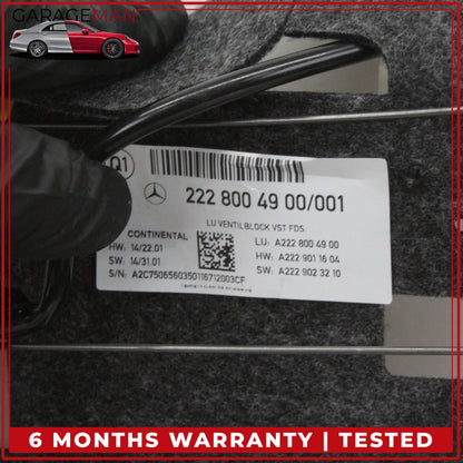 2014-2017 Mercedes W222 S550e Front Left or Right Top Seat Bladder Bolster OEM
