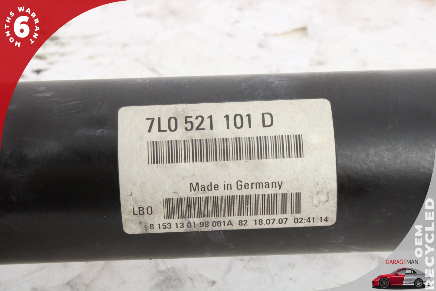2007-2010 Audi Q7 AWD 3.6L Front Propeller Driveshaft 7L0521101D OEM