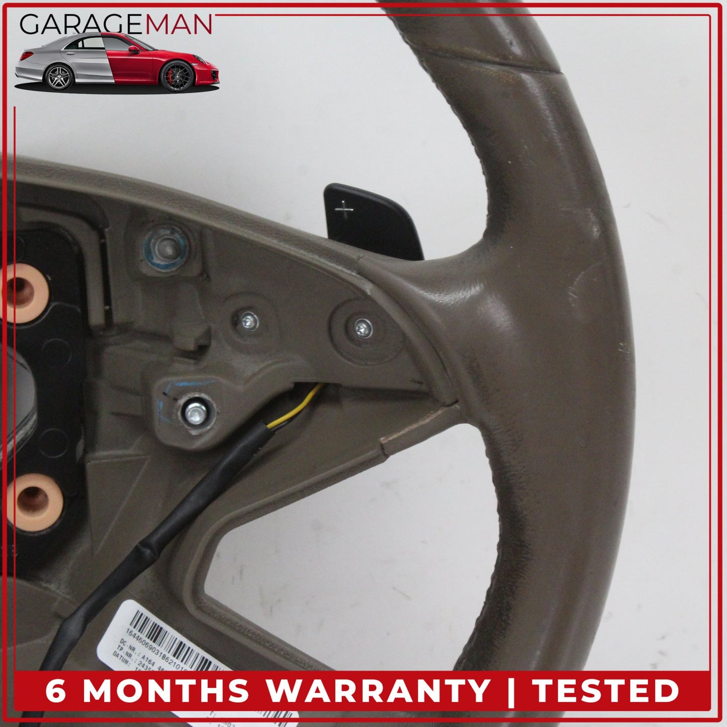 2009-2013 Mercedes W164 ML350 R350 GL550 Steering Wheel Brown 1644606903 OEM