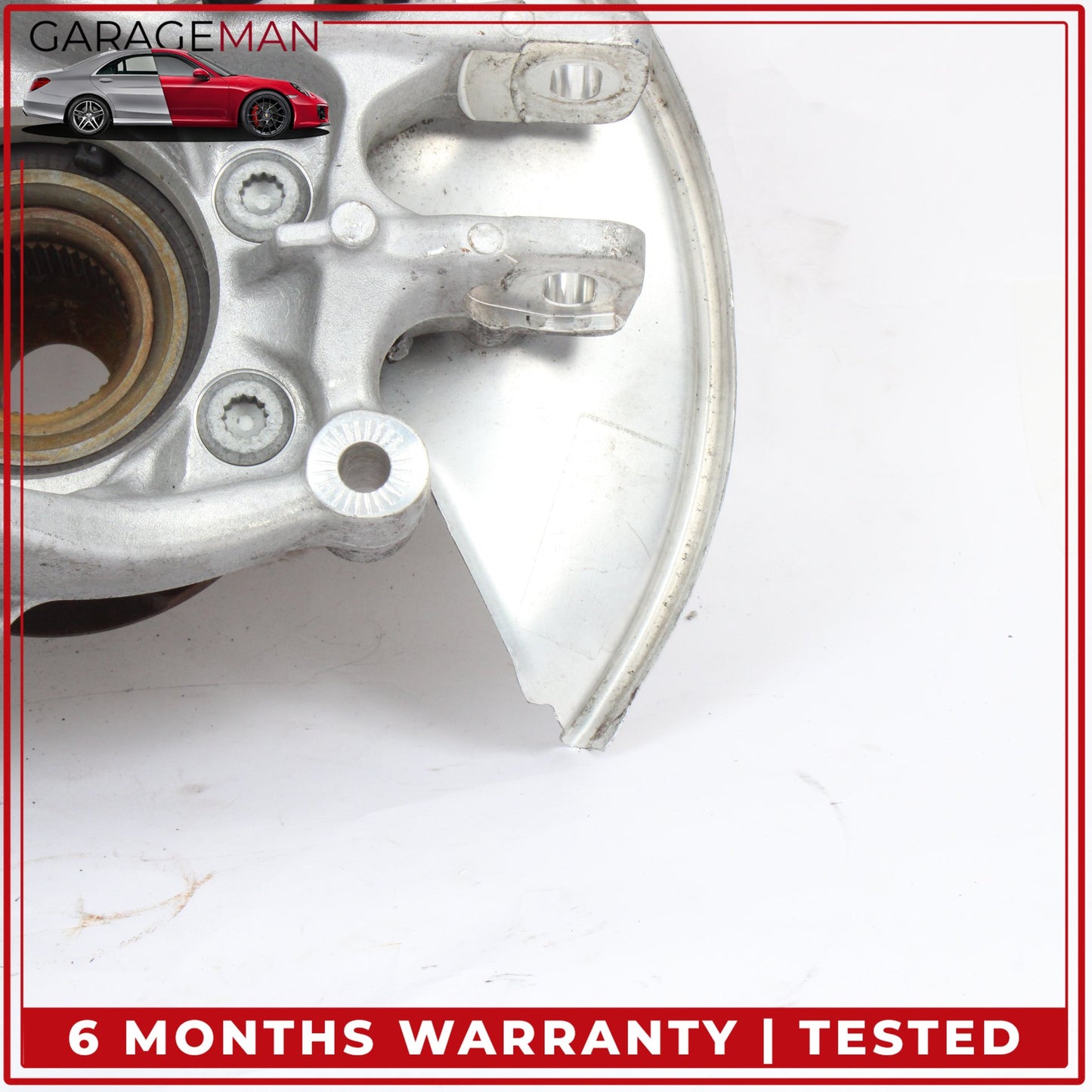 2012-2018 Audi A7 Rear Left Driver Side Spindle Knuckle Wheel Hub 8R0505435C OEM