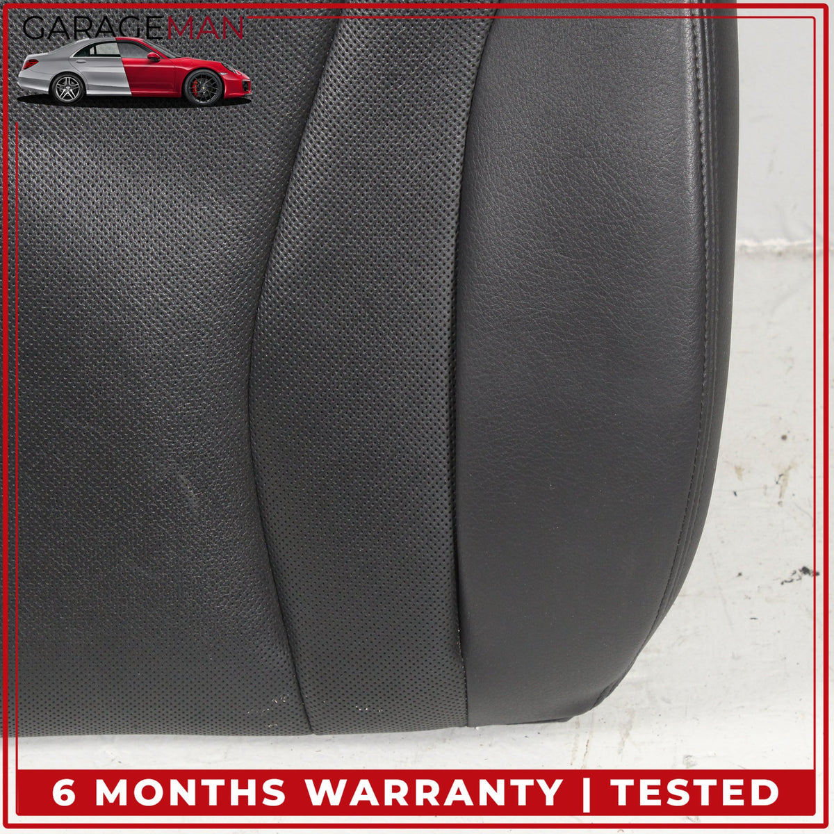 2017-2024 Audi Q7 Front Right Side Top Upper Seat Cushion Black Leather OEM