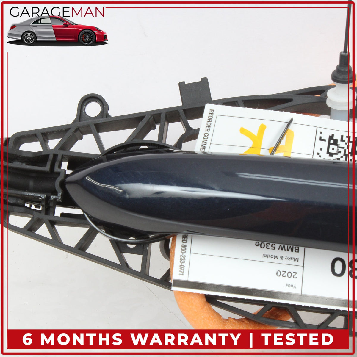 2017-2026 BMW 530e Right Passenger Side Exterior Door Handle Blue Metallic OEM
