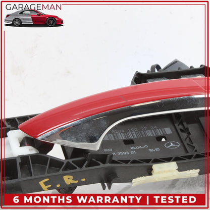 2010-2017 Mercedes C207 E400 Coupe Front Right Side Exterior Door Handle Red OEM