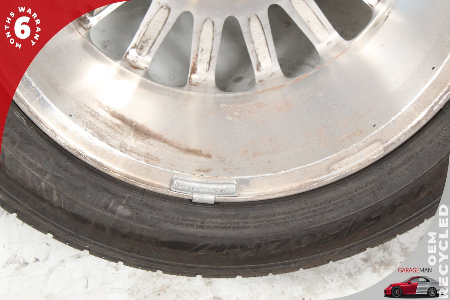 2002-2005 Ford Thunderbird 16 Spoke Wheel Rim w/ Tire 17X7.5JX60 4W631007BC OEM