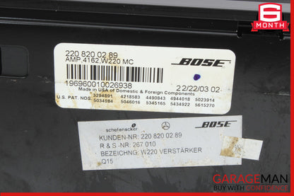 2000-2003 Mercedes W220 S500 Audio Sound Amplifier AMP 2208200289 OEM