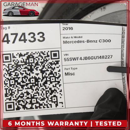 2015-2023 Mercedes W205 C300 Rear Wheel Rim w/ Tire 8.5JX19H2ET52 2054011400 OEM