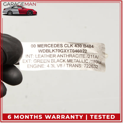 1997-2004 Mercedes W208 CLK430 SLK230 Rear Sub Frame Subframe Crossmember OEM