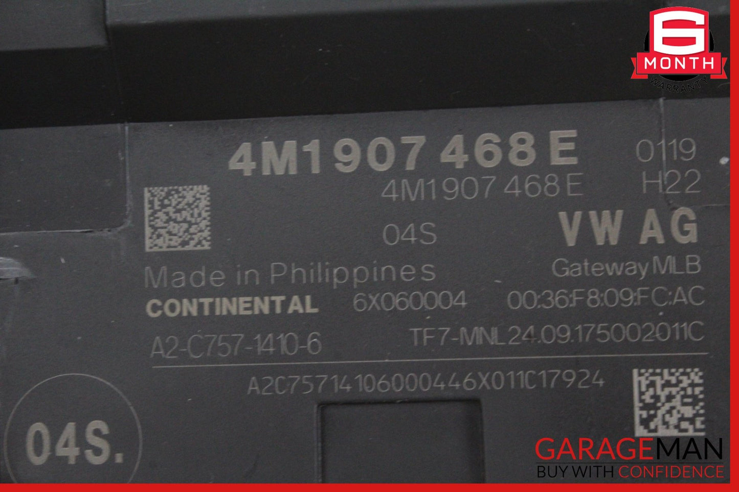2017-2024 Audi A4 Gateway Interface Control Module Unit 4M1907468E OEM