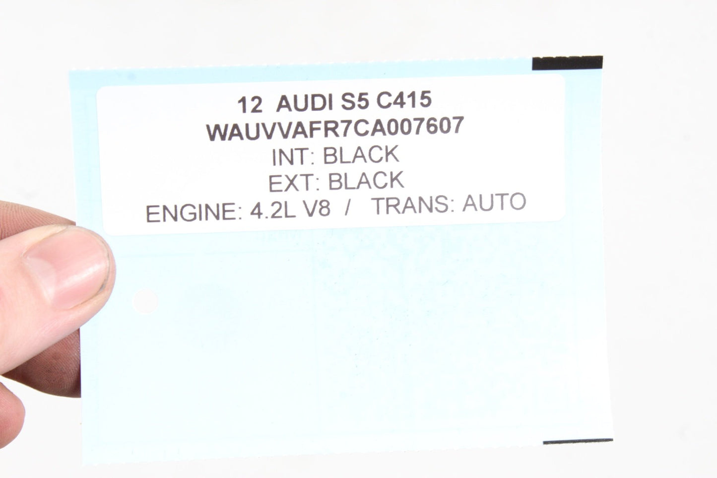 2008-2017 Audi S5 A5 Front Right Passenger Side Fender Wing Panel Black OEM