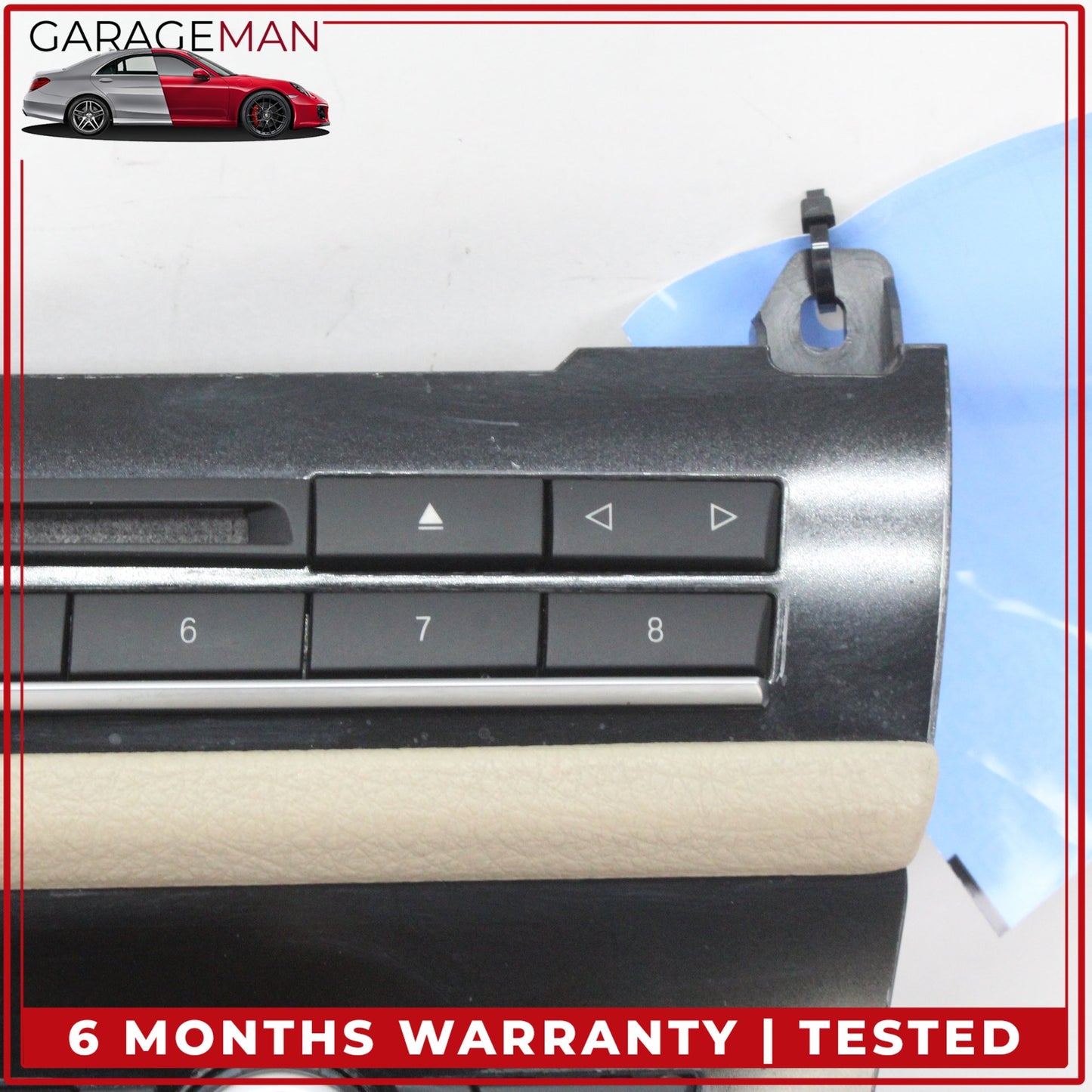 2011-2016 BMW 550i Front AC Climate Control Panel Audio CD Player 9236480 OEM