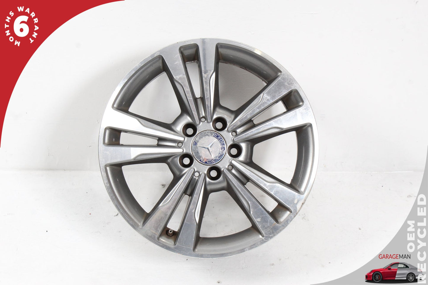2014-2016 Mercedes W212 E250 Front or Rear Wheel Rim 8Jx17H2 ET48 2124015602 OEM