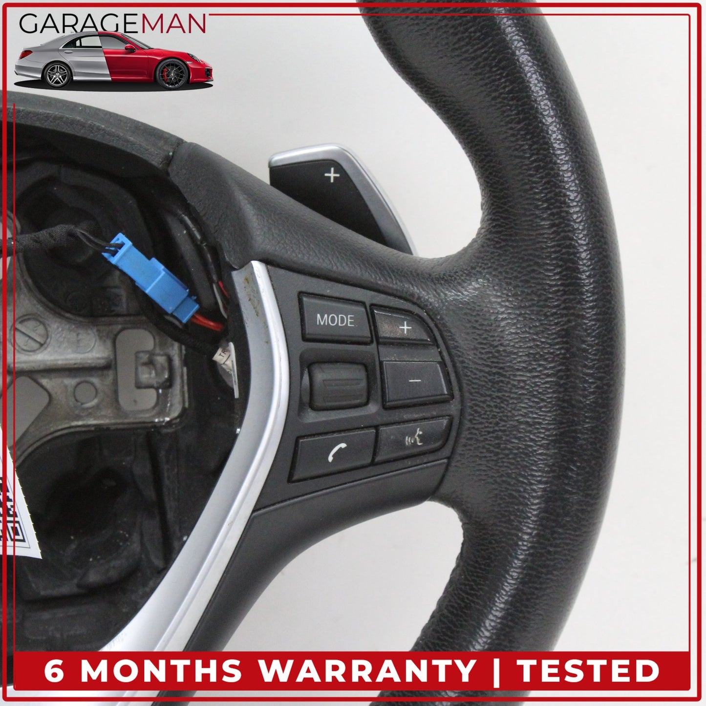 2014-2020 BMW 430i Front Left Steering Wheel w/ Paddle Shifters 62562150E OEM