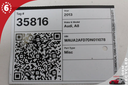 2011-2018 Audi A8 S8 Keyless Key Less Entry Smart Remote Key Fob 4H0959754DB OEM