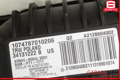 14-16 Mercedes W212 E350 E550 Front Right Side Dashboard Dash Airbag OEM