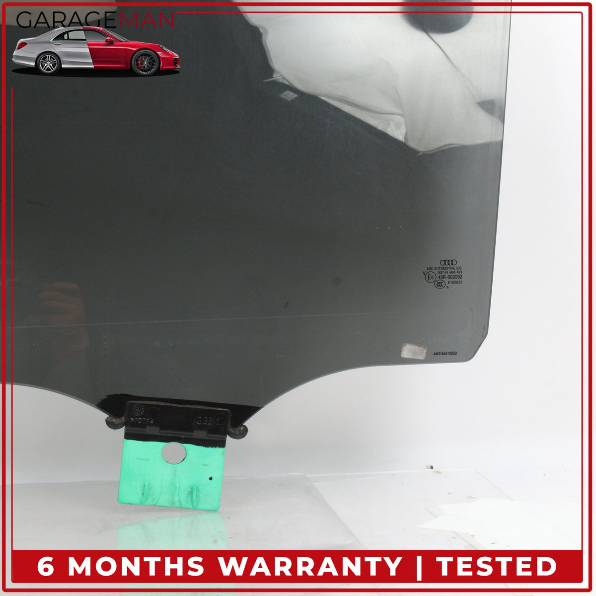 2017-2024 Audi Q7 Rear Left Driver Side Door Window Glass 4M0845025B OEM