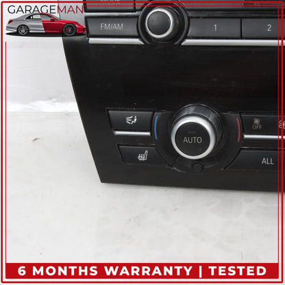 2009-2015 BMW 740i F01 Front Audio Radio AC A/C Climate Control Switch Panel OEM