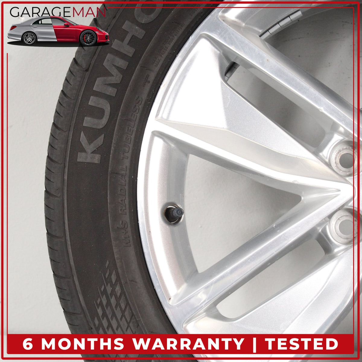 2016-2018 Audi Q3 Front or Rear Side Wheel Rim w/ Kumho Tire 7JX18H2 ET43 OEM