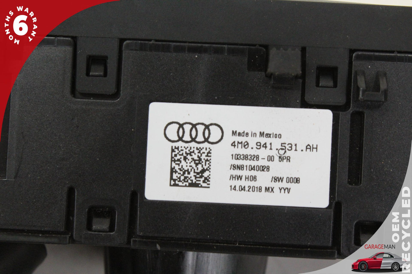 2018-2025 Audi SQ5 Q5 Front Left Side Headlight Control Switch 4M0941531AH OEM
