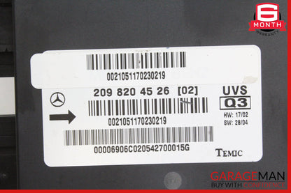 2003-2009 Mercedes W209 CLK350 CLK320 Convertible Top Roof Control Module OEM