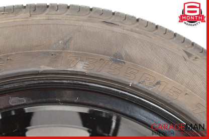 2008-2015 Smart Fortwo 451 Rear Left or Right Wheel Rim Tire 15'' 5.5Jx15H2 ET22