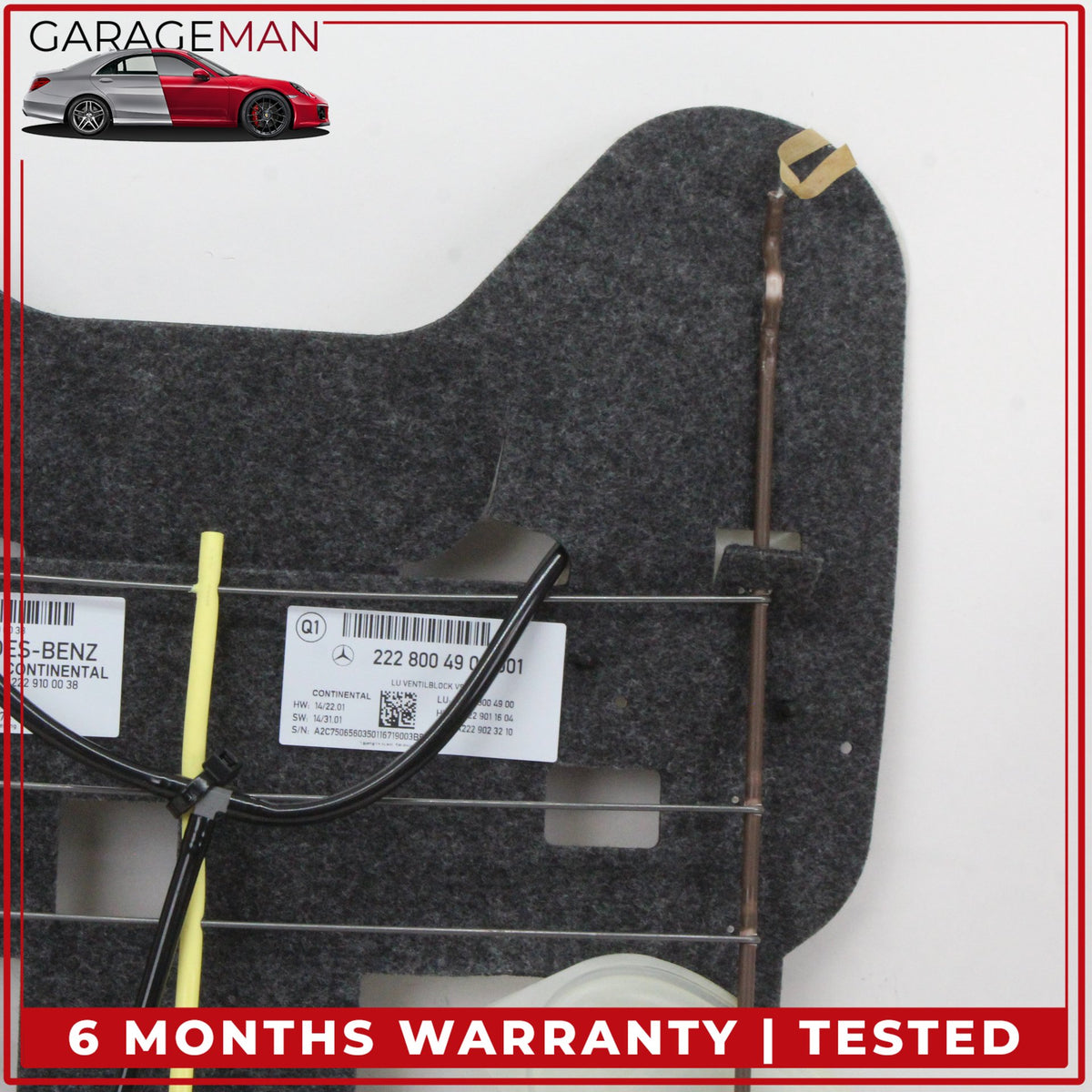 2014-2017 Mercedes W222 S550e Front Left or Right Top Seat Bladder Bolster OEM