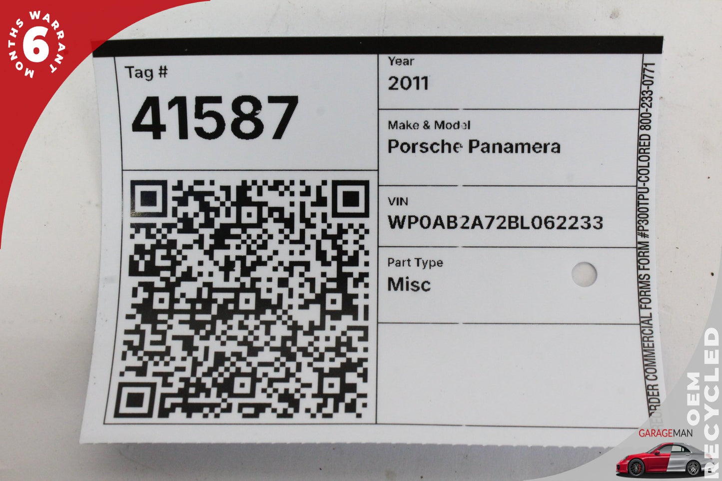 2010-2016 Porsche Panamera 970 PASM Active Suspension Control Module Unit OEM