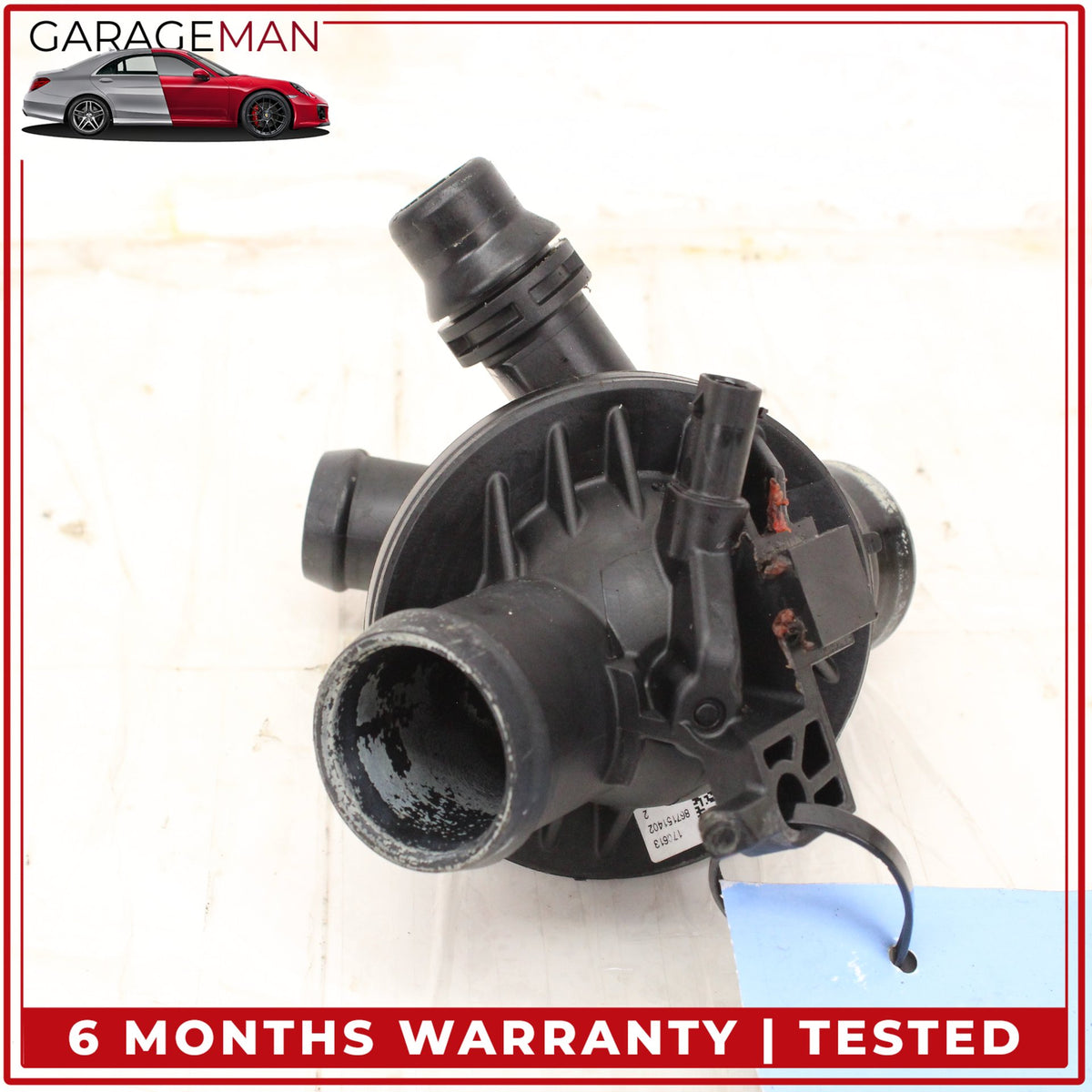 2012-2019 BMW 640i F12 Convertible Engine Coolant Thermostat Housing 6601544 OEM